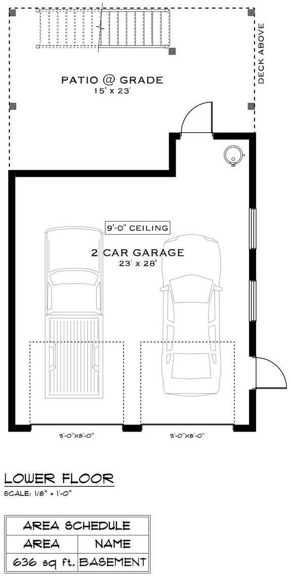 Craftsman Plan with Two-Car Garage