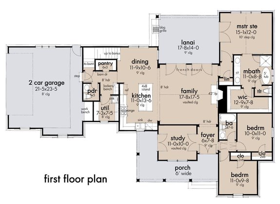 Ranch House Plans With Open Floor