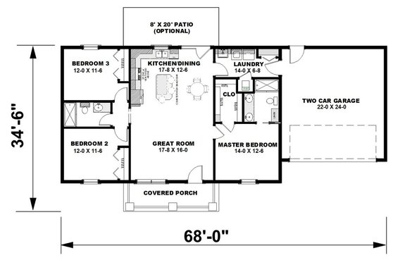 Best House Plan with Ranch Style
