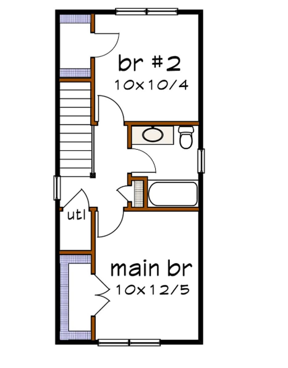 Stylish Narrow-Lot Design