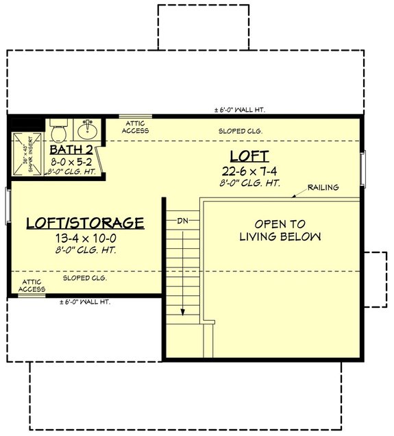 Compact Plan with Loft