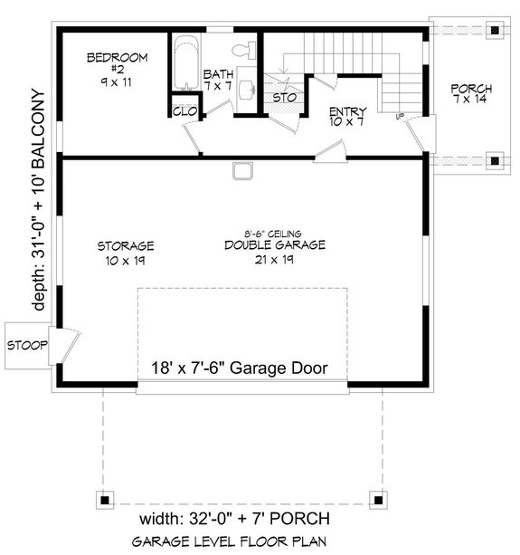 House Plan Design - Chic and Versatile: Garage Apartment Plans