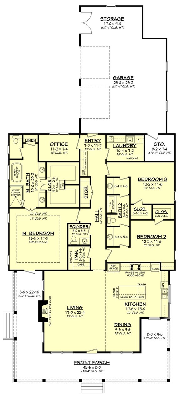 Traditional Farmhouse House Plan