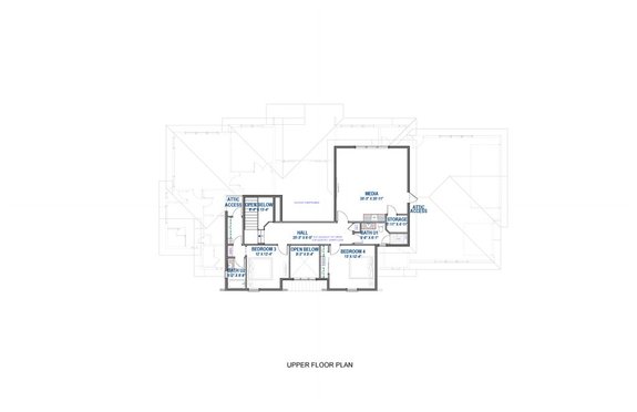 Elegant Home Plan with Media Room