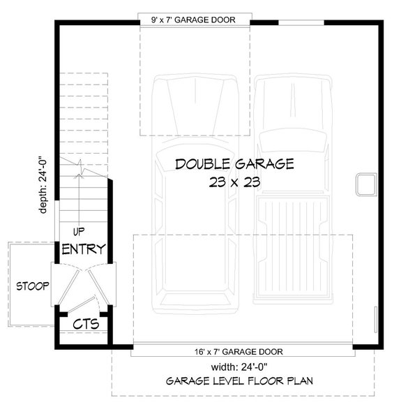 The Best 2 Bedroom Tiny House Plans, Free 24×24 Garage Blueprints