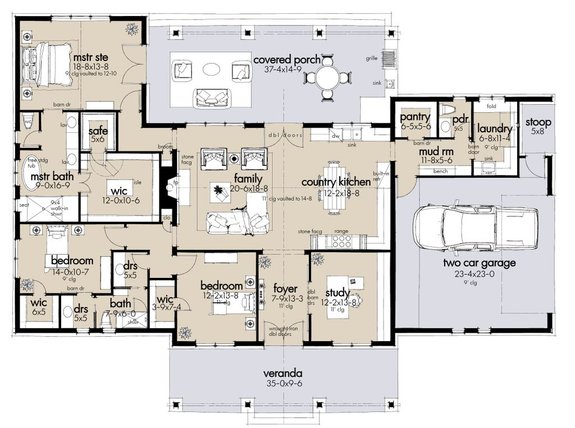 Efficient Floor Plan