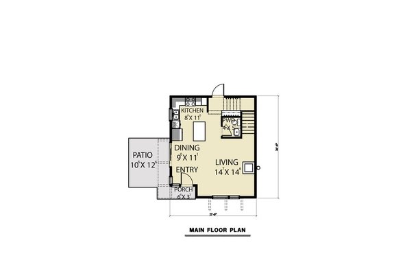 Two Bedroom Plan with Office