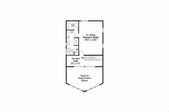 Lake House Plan with Living
