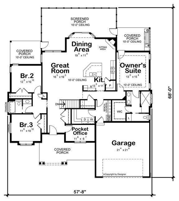Best House Plan with Screened Porch