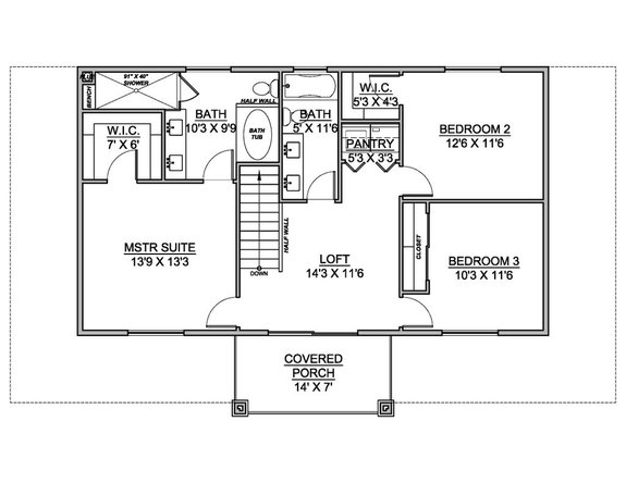 3 bedroom floor plans with dimensions