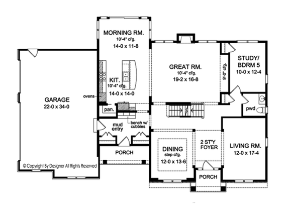 House Plan Design - Traditional Homes with Closed Floor Plans