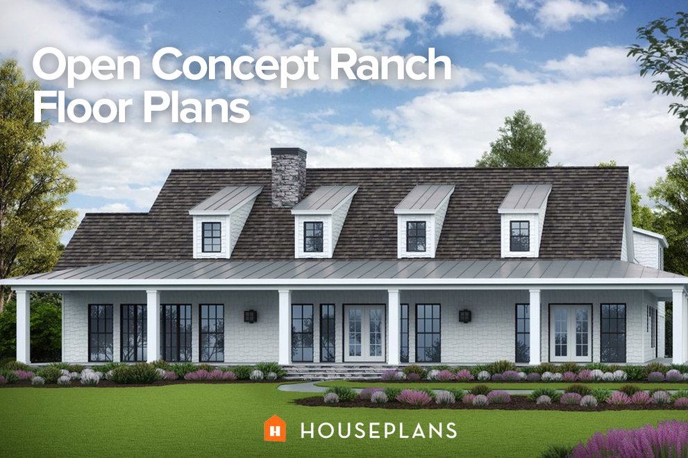 Open Concept Ranch Floor Plans