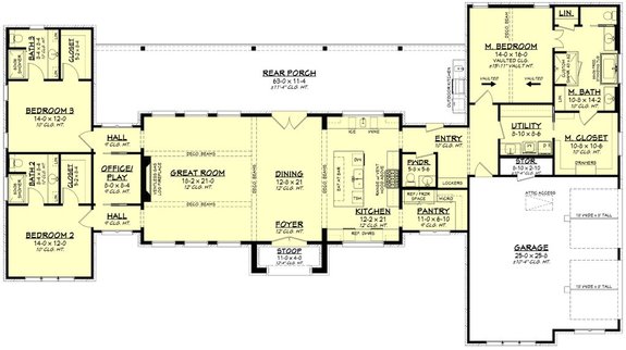 Stunning House Plan with Office