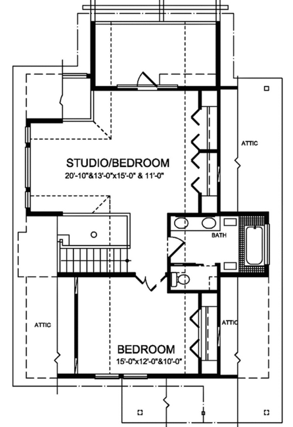 House Plan Design - Cozy A-Frame House Plans