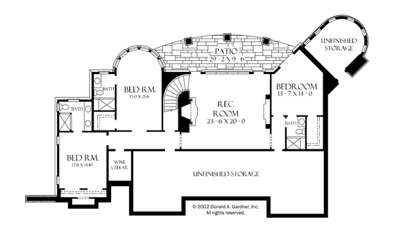 Walkout Basement House Plans with Photos from Don Gardner