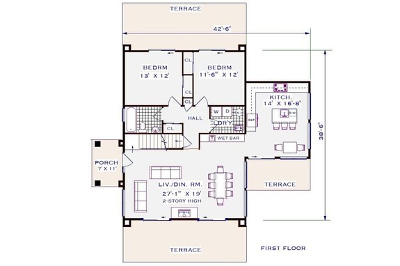 Contemporary Cottage Plan