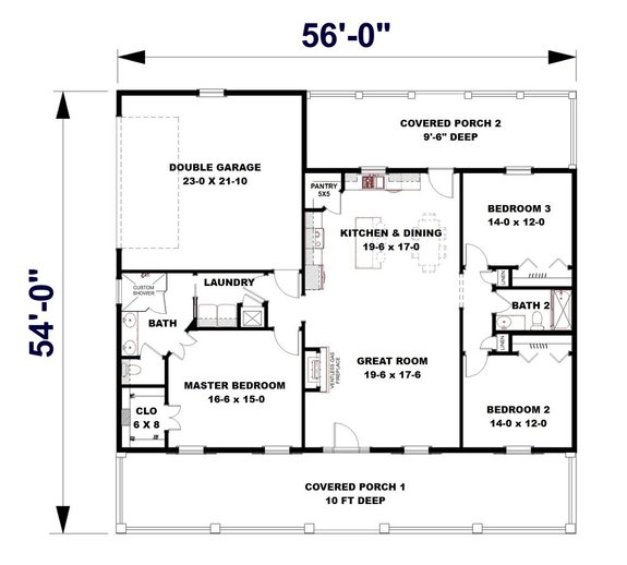 Small Farmhouse Plan