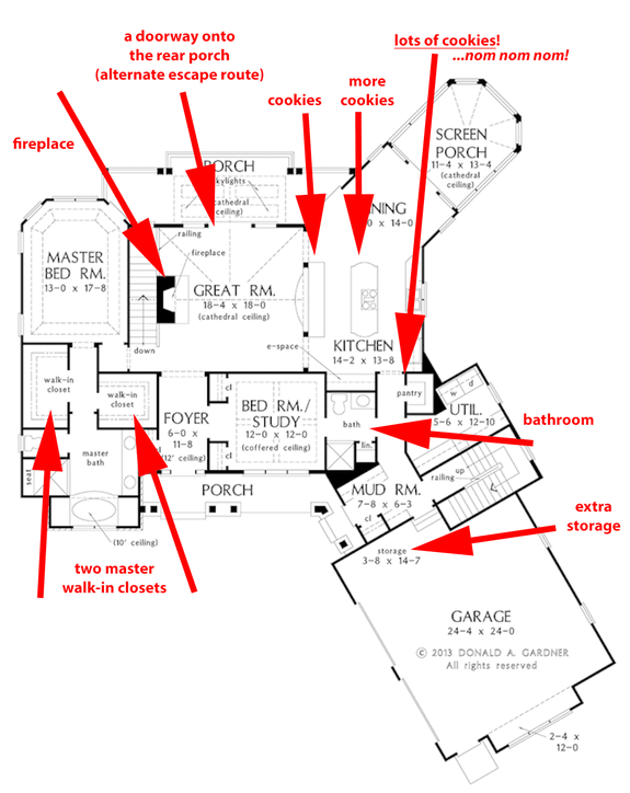 House Plan Design - Santa-Friendly (and Not-So-Friendly) House Plans