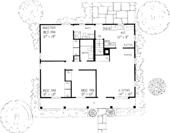 Small Ranch House Plan