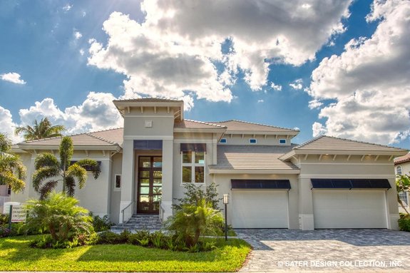 Modern Mediterranean House Plans by Dan Sater