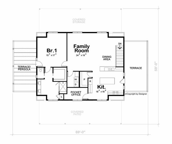 Three-Car Garage and Carport