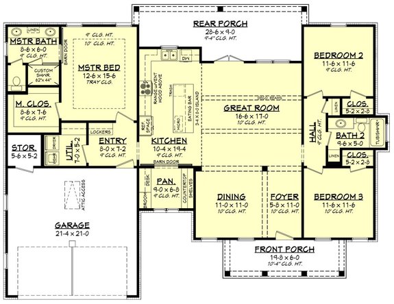 House Plan Design - Cheapest House Plans to Build: Simple House Plans with Style