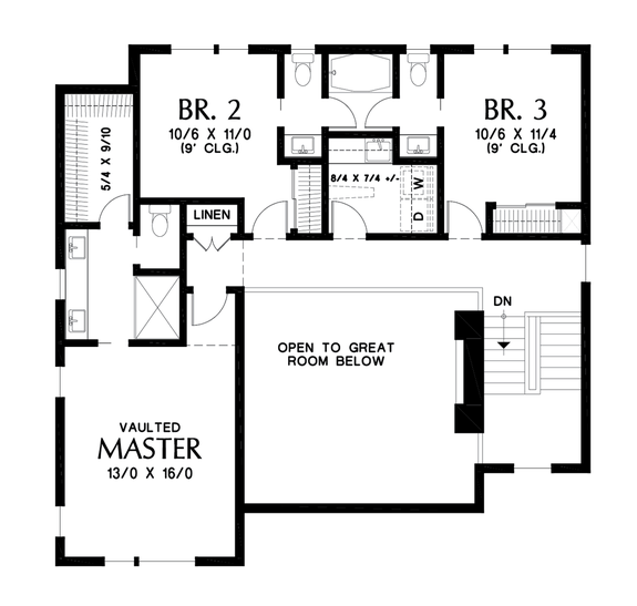 Simple Narrow Lot House Plans