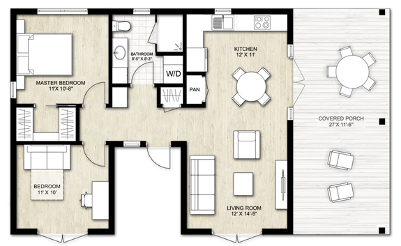 The Best 2 Bedroom Tiny House Plans, Best Small Cottage Floor Plans