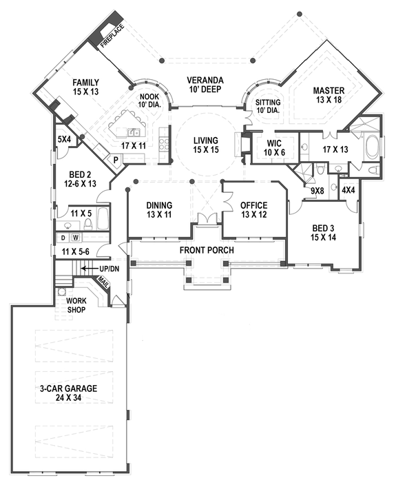 House Plan Design - Home Plan Buyers: Learn How to Read a Floor Plan (Blueprint)