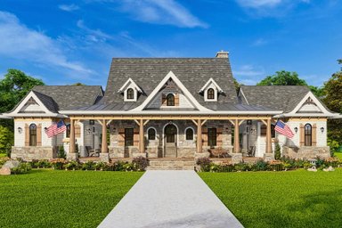 Click to read... Single-Story House Plans with Breezeways to Guest Houses