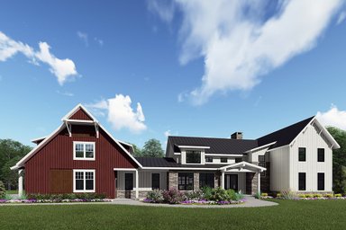 5 Bedroom 2 Story Barndominium Floor Plans 