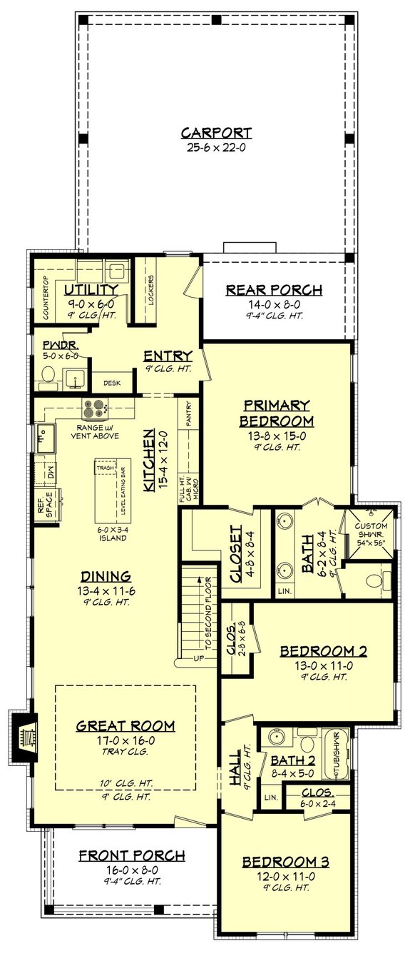 Simple Narrow Lot House Plans, Small Skinny House Plans