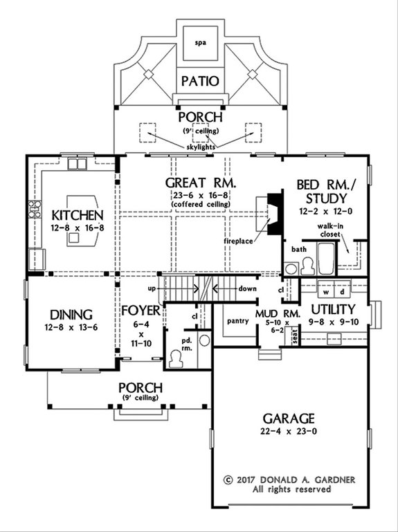 5 Bedroom House Plan with Bonus Room