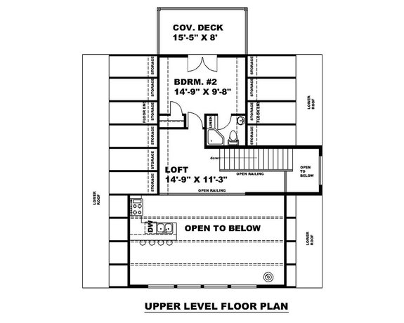 A-Frame Plan with Two-Car Garage