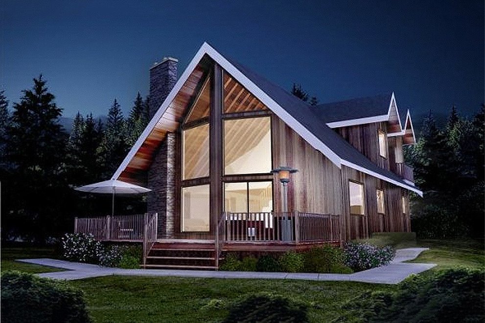 Fall Getaways: Chalet House Plans and A-Frame House Plans