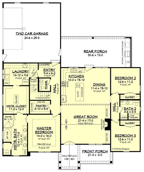 4 Bedroom 2 Y House Plans
