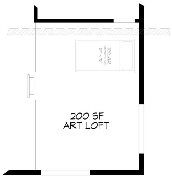 Petite Plan with Art Loft