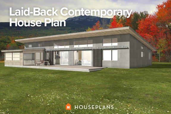 Modern And Cool Shed Roof House Plans Houseplans Blog Houseplans Com