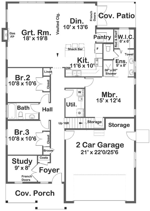 Farmhouse Design with Bonus Room