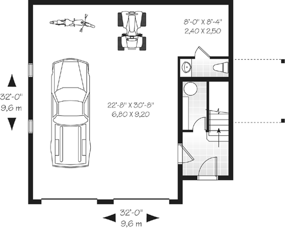by 30 garage layout