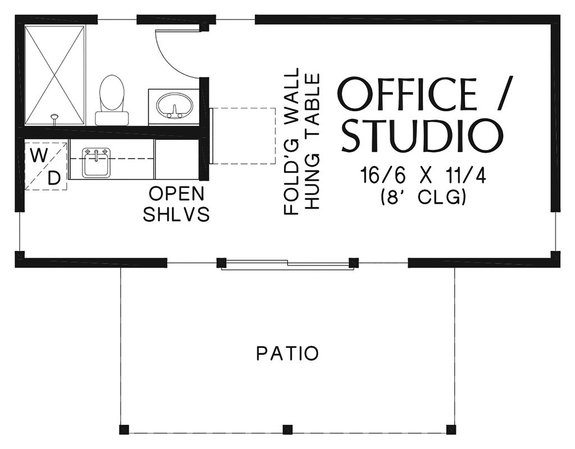 Tiny Plan with Patio