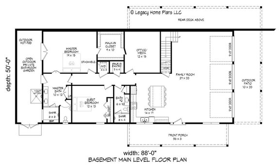 Barndominium Plan with Basement