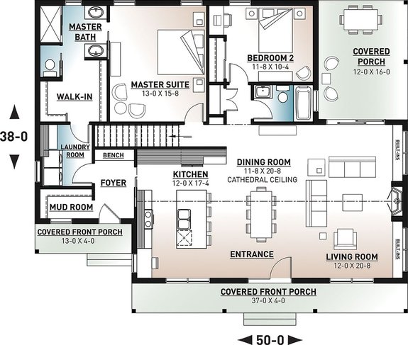 Small Retirement Home Floor Plans With Loft