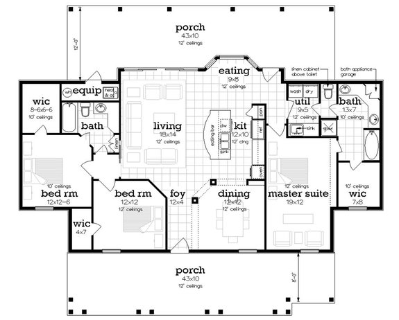 Dream House Plan - Warm and Welcoming: Cottage House Plans