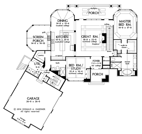 Walkout Basement House Plans with Photos from Don Gardner
