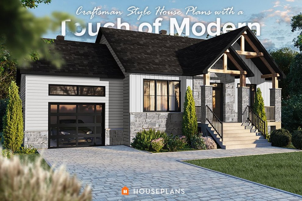 Style Focus: Modern Craftsman House Plans