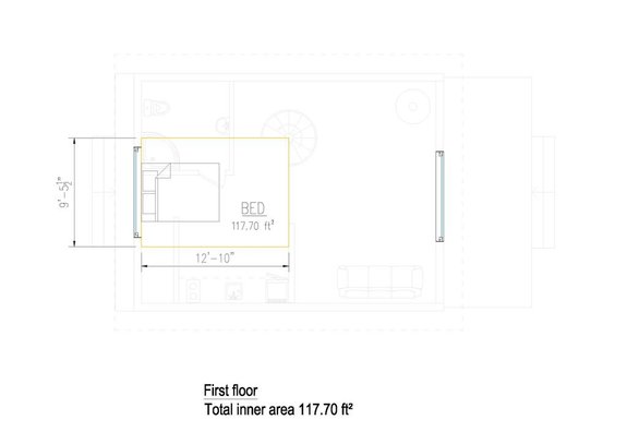 Tiny A-Frame Cabin Plan