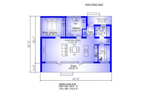 Simple Modern House Plan