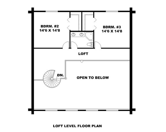 Cabin Plan with Loft