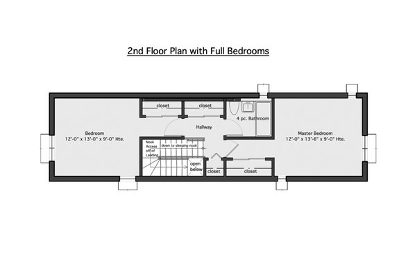 Minimalist Floor Plans with Porches